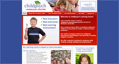 Desktop Screenshot of childpsychlearning.net.au